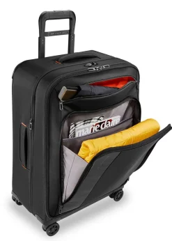 Briggs & Riley Spinner (4 Wheel) | Softside Luggage-ZDX Medium Expandable Spinner - Black