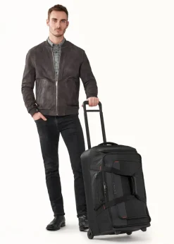 Briggs & Riley Upright (2 Wheel) | Softside Luggage-ZDX Medium Upright Duffel - Black