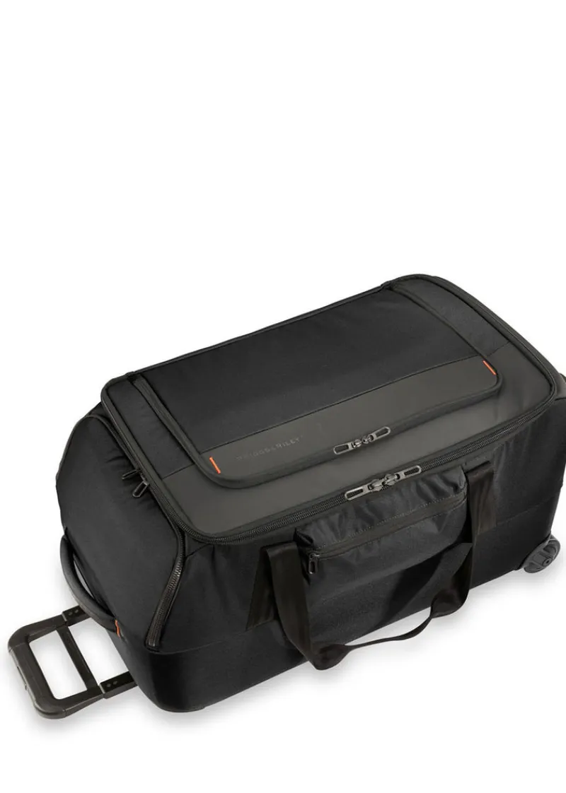 Briggs & Riley Upright (2 Wheel) | Softside Luggage-ZDX Medium Upright Duffel - Black