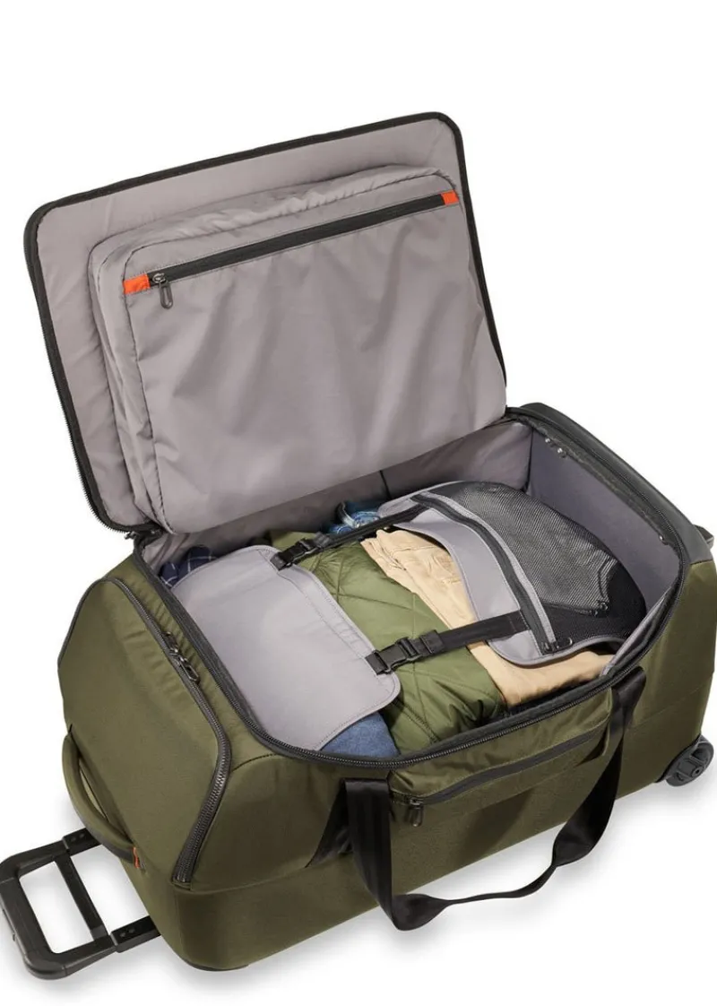 Briggs & Riley Upright (2 Wheel) | Softside Luggage-ZDX Medium Upright Duffel - Hunter