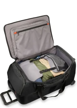 Briggs & Riley Upright (2 Wheel) | Softside Luggage-ZDX Medium Upright Duffel - Black